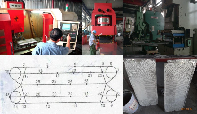 Ts6m Clip on Flow Gasket for Plate Heat Exchanger