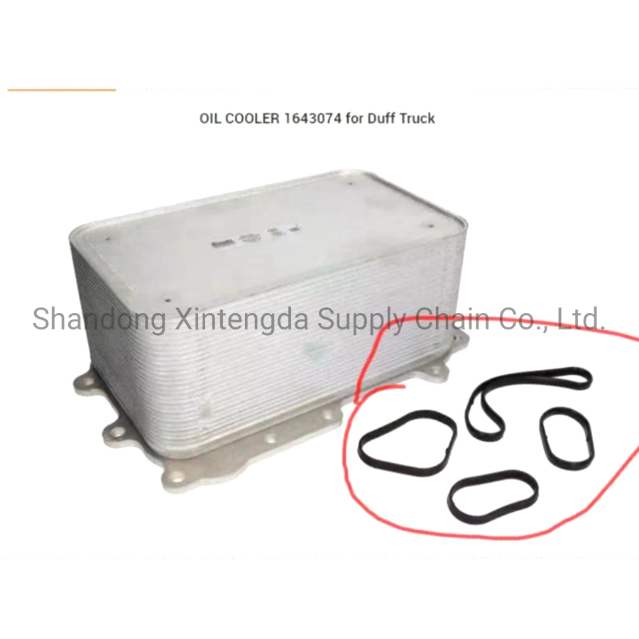 Auto Spare Parts Oil Filter Cover Seal Gasket 11427625486 11427625487 Used for Daf 1643074 Oil Cooler